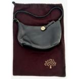 A Small Mulberry Brown Leather Handbag and Dust-Cover. 24cm x 13cm. Ref: 13109