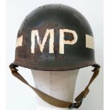 WW2 US Swivel Bale US MI Helmet Military Police.