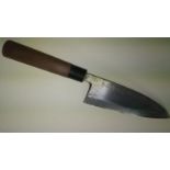 Vintage Japanese Chefs Knife. Highest Quality TOP Ranked Japanese Chefs knife maker signed KAMI