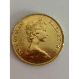 1973 ISLE OF MAN SOVEREIGN. Full sovereign in Very fine/extra fine condition.