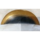 Antique 1750-1850 Japanese lacquer Kushi comb. Highest Quality Japanese Kushi comb rich thick