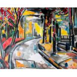 An Oil Painting of, The Road Home, By Peter Tovpev. №AAA2726 The oil painting captures the essence