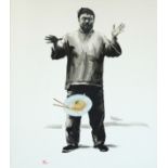 An Oil Painting of, like pasta AiWW, By Oleg Kateryniuk. №Kat 2 Now you can own a piece of history