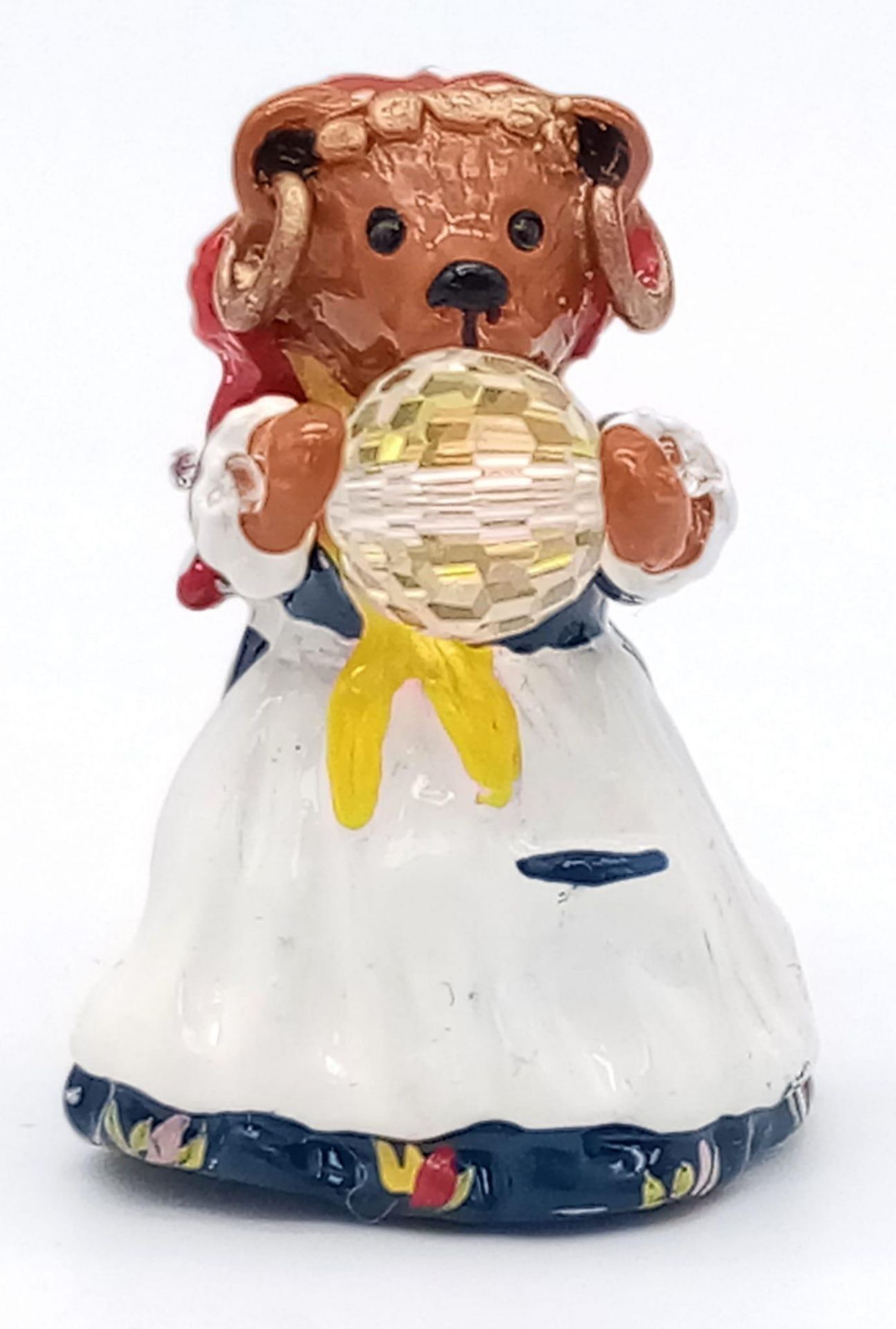 A Vintage Hantel Pewter Miniature Figurine - Red Riding Hood Wolf - 3cm