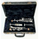 A Vintage Boosey and Hawkes of London Clarinet. Comes in its original fitted case with bb clarinet