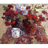 A Oil Painting of, Red viburnum, By Kalenyuk Oksana №Kalen 989 *** ABOUT THIS PAINTING *** *