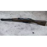 A Deactivated Italian Carcano M91 Bolt-Action Rifle. This 6.5mm calibre weapon is in a very good