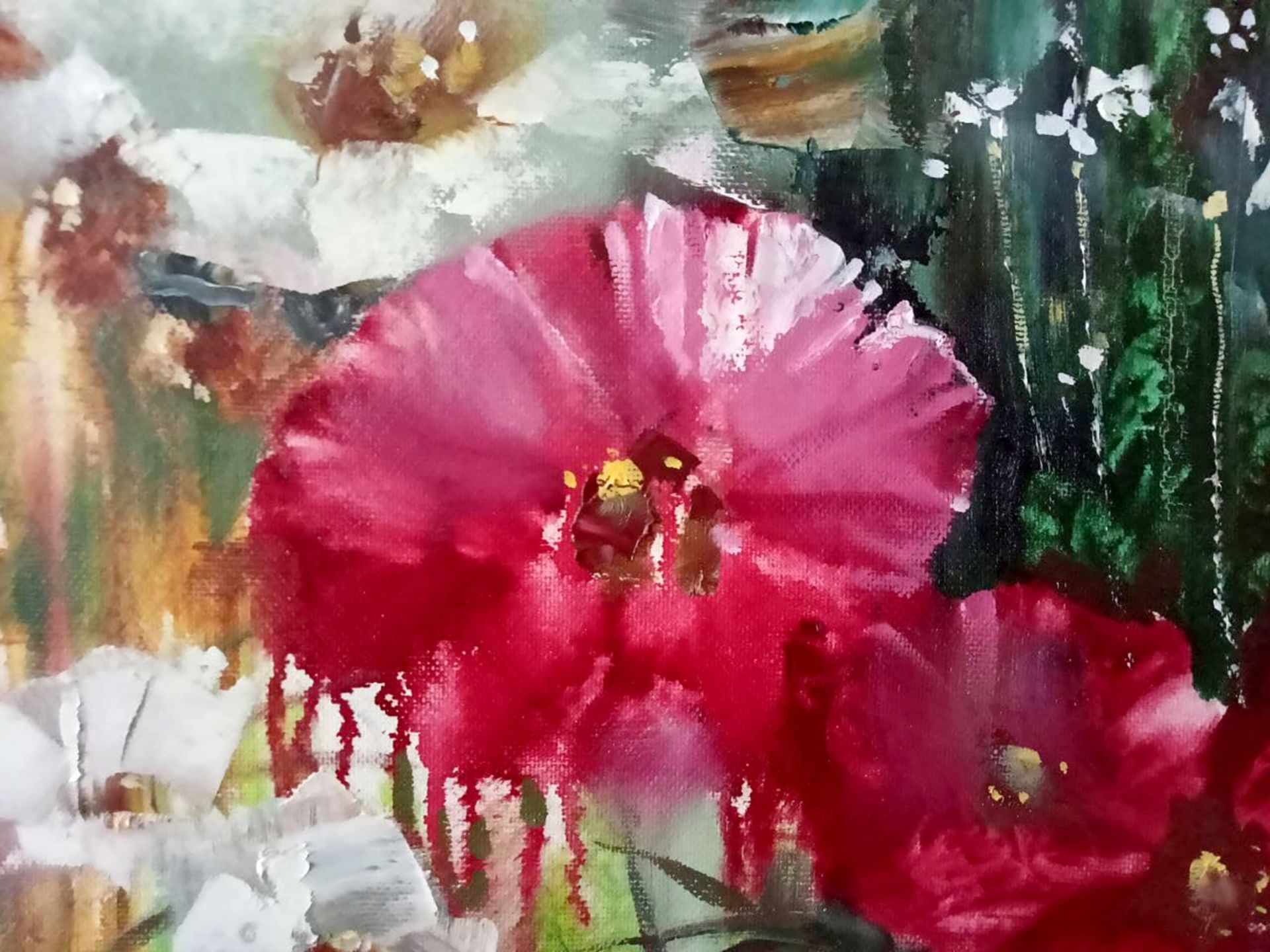 An Oil Painting of, Festive bouquet, By Anatoly Borisovich Tarabanov. №Tar 200 "Festive Bouquet" - Bild 6 aus 9