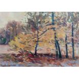 A Oil Painting of, Golden autumn, By Peter Tovpev №Dobr 201 *** ABOUT THIS PAINTING *** * TITLE: "