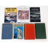 A collection of motorsport biographies and memoirs including a first edition of Road racing-1936