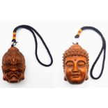 Japanese Buddhist netsuke with both GOOD and EVIL perceived as part of an antagonistic duality