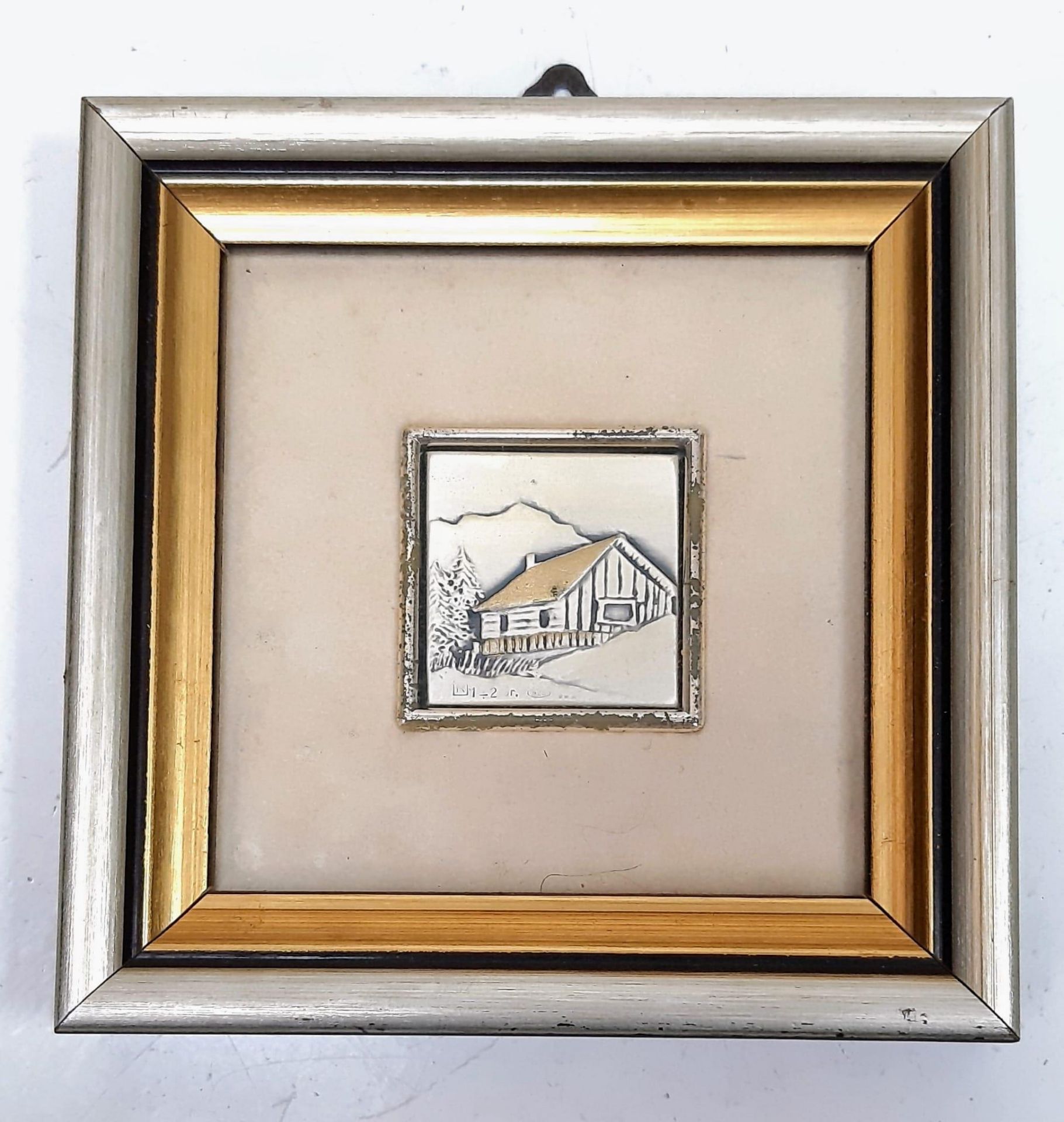 A Paolo Romini 925 Silver Picture in Frame - 12cm x 12cm.
