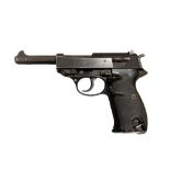 A Deactivated German Walther P1 Semi-Automatic pistol - with full moving parts and in good
