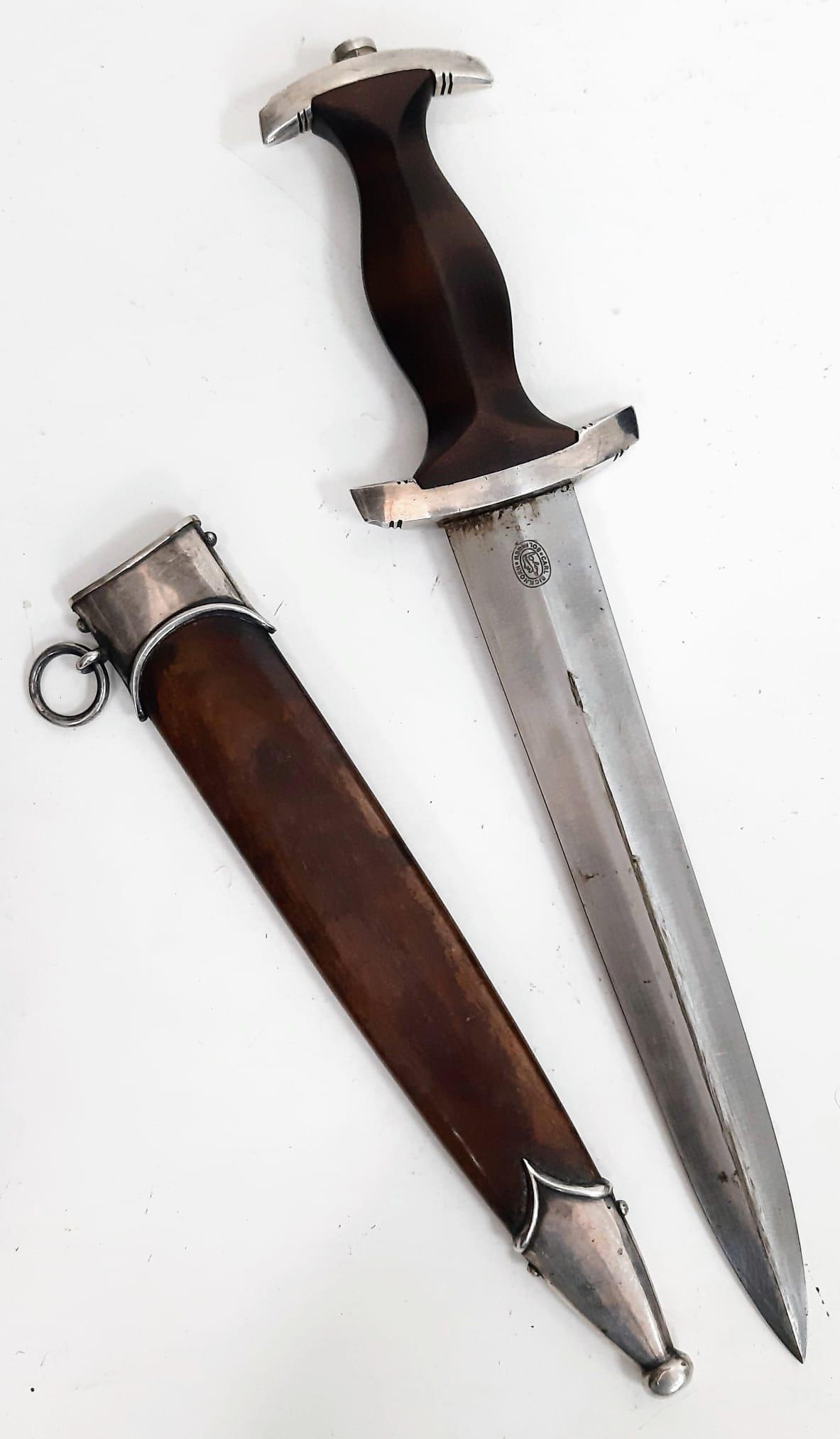 Very Rare 3rd Reich Sturmabteilung (Storm Detachment) Dagger. This is one of the very first produced - Image 2 of 6