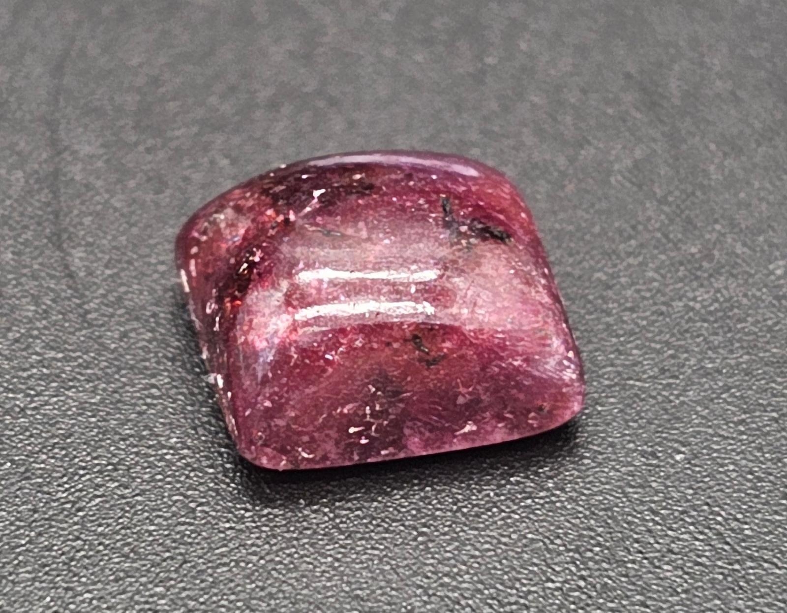 9.46Ct Cabochon, Ruby, Cushion Shape, Earth Mined Colour Enhanced. IGL&I Certified.