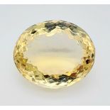 A 12.65ct Faceted Citrine. Oval Shape. GLI Certified.