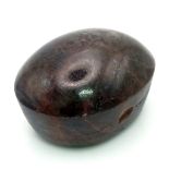 A Substantial 724ct Untreated Oval Cabochon Ruby Gemstone. Comes with GRS Certification. This