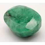 267.97 Ct Faceted Natural Emerald. Green. Oval Shape. Comes with IGL&I Certificate.