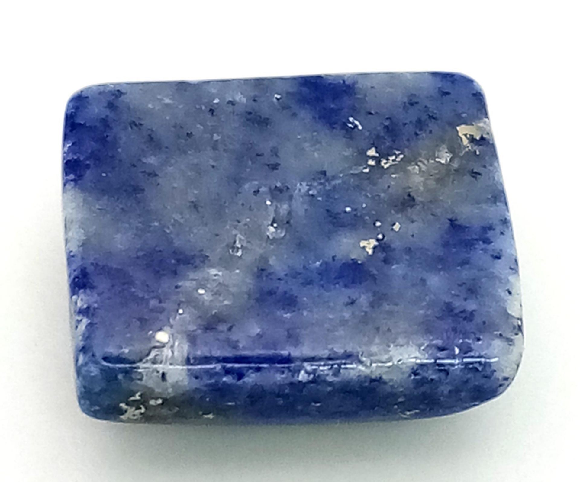 7.20ct of Square Cabochon Natural Lapis Lazuli. GLI Certification included. - Image 3 of 4