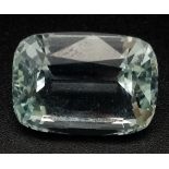 A 16.80ct Cushion Cut Shape, Natural Beryl Aquamarine Gemstone, From Mozambique, Comes complete with