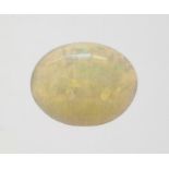8.03ct Ethiopian Opal Gemstone Sealed with AIG Milan Italian Certification
