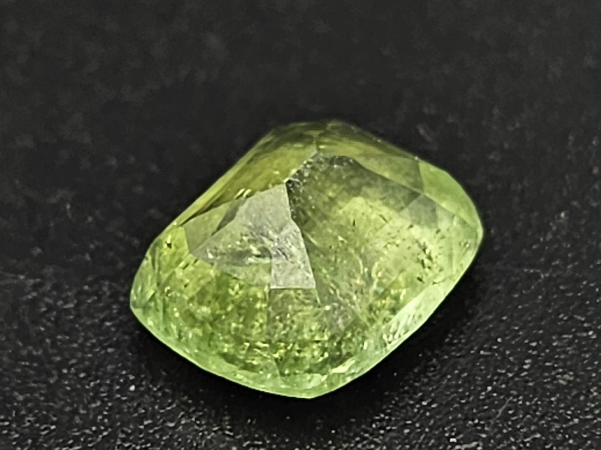 A 3.04ct Rare Green Tanzanian Tourmaline Gemstone. GFCO of Switzerland Certified. - Image 2 of 5