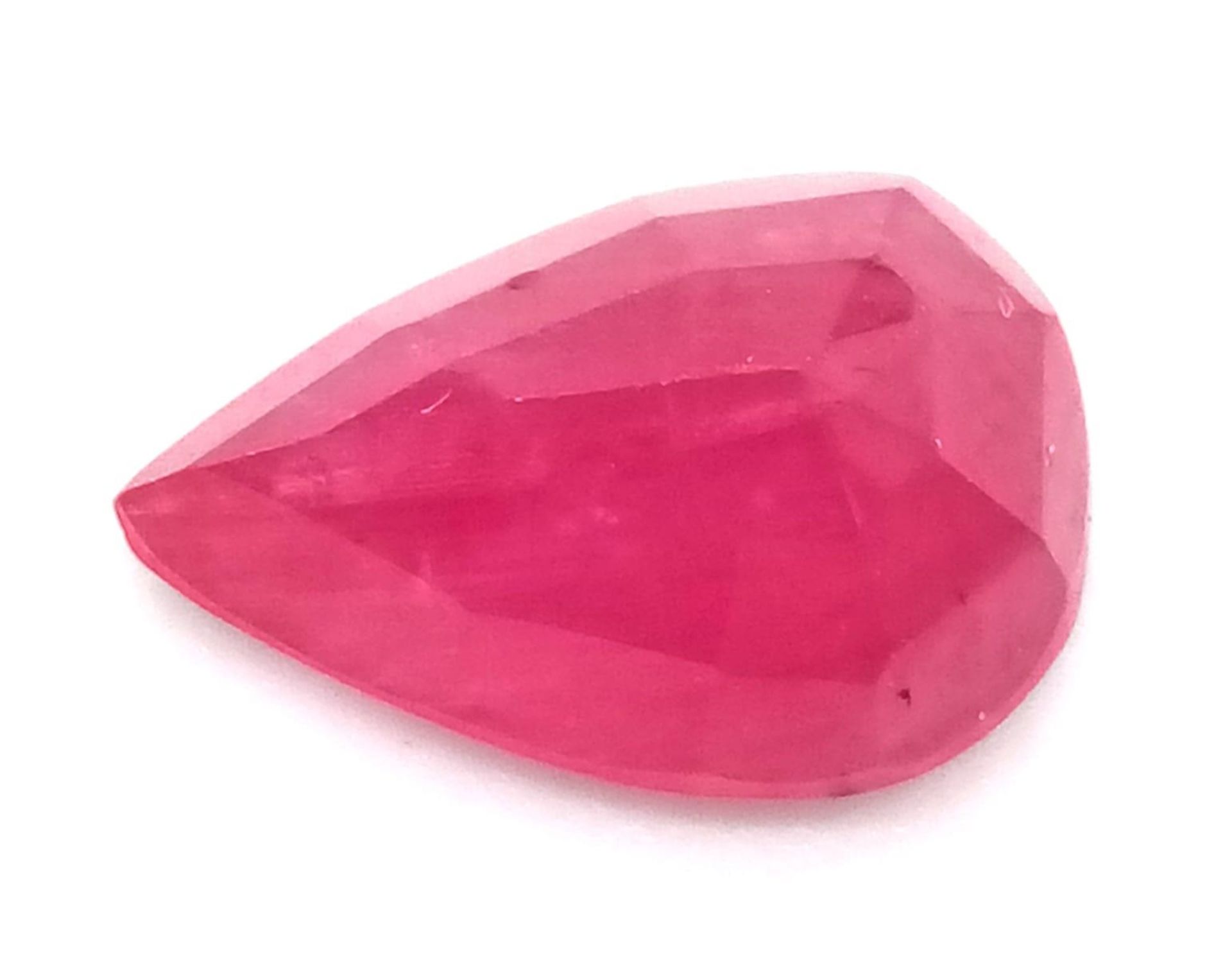 A 3.11ct Rare Mozambique Ruby Gemstone. GFCO Swiss Certified. - Image 3 of 4