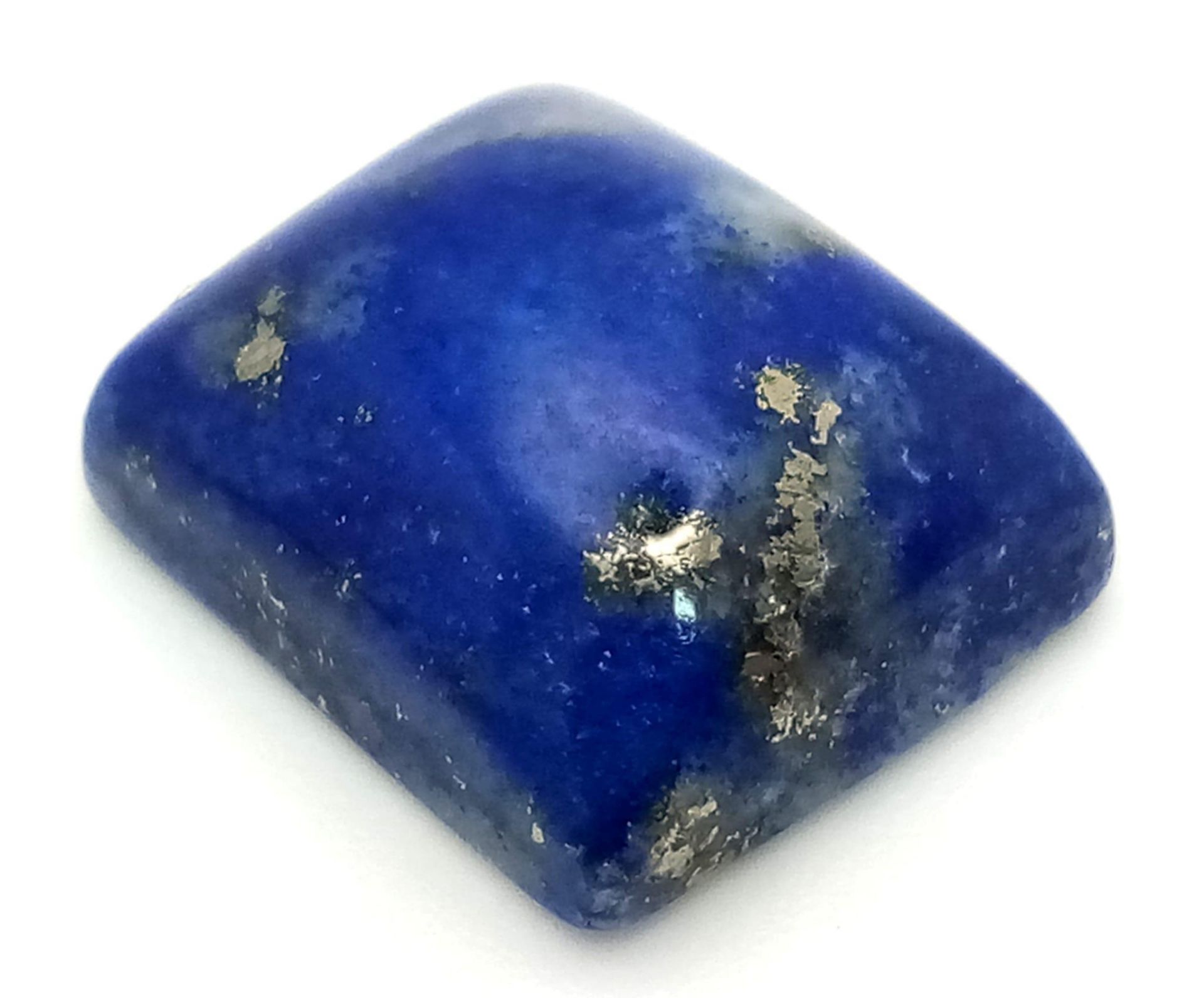 7.20ct of Square Cabochon Natural Lapis Lazuli. GLI Certification included. - Image 2 of 4