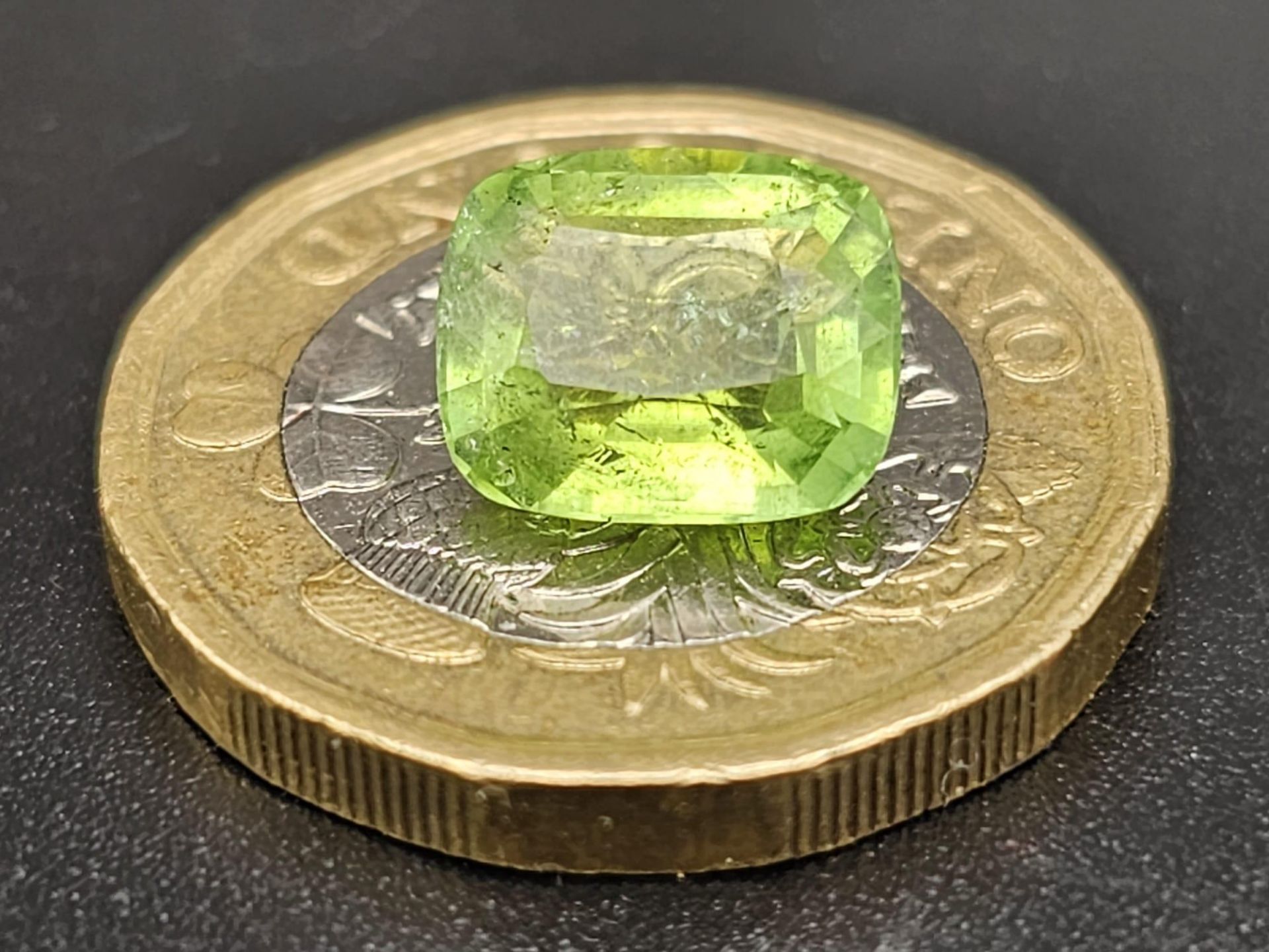 A 3.04ct Rare Green Tanzanian Tourmaline Gemstone. GFCO of Switzerland Certified. - Image 3 of 5