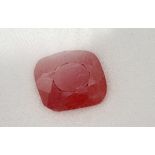 A 1.47ct Natural Ruby Gemstone in a Sealed Blister Pack. AIG Milan Certified.