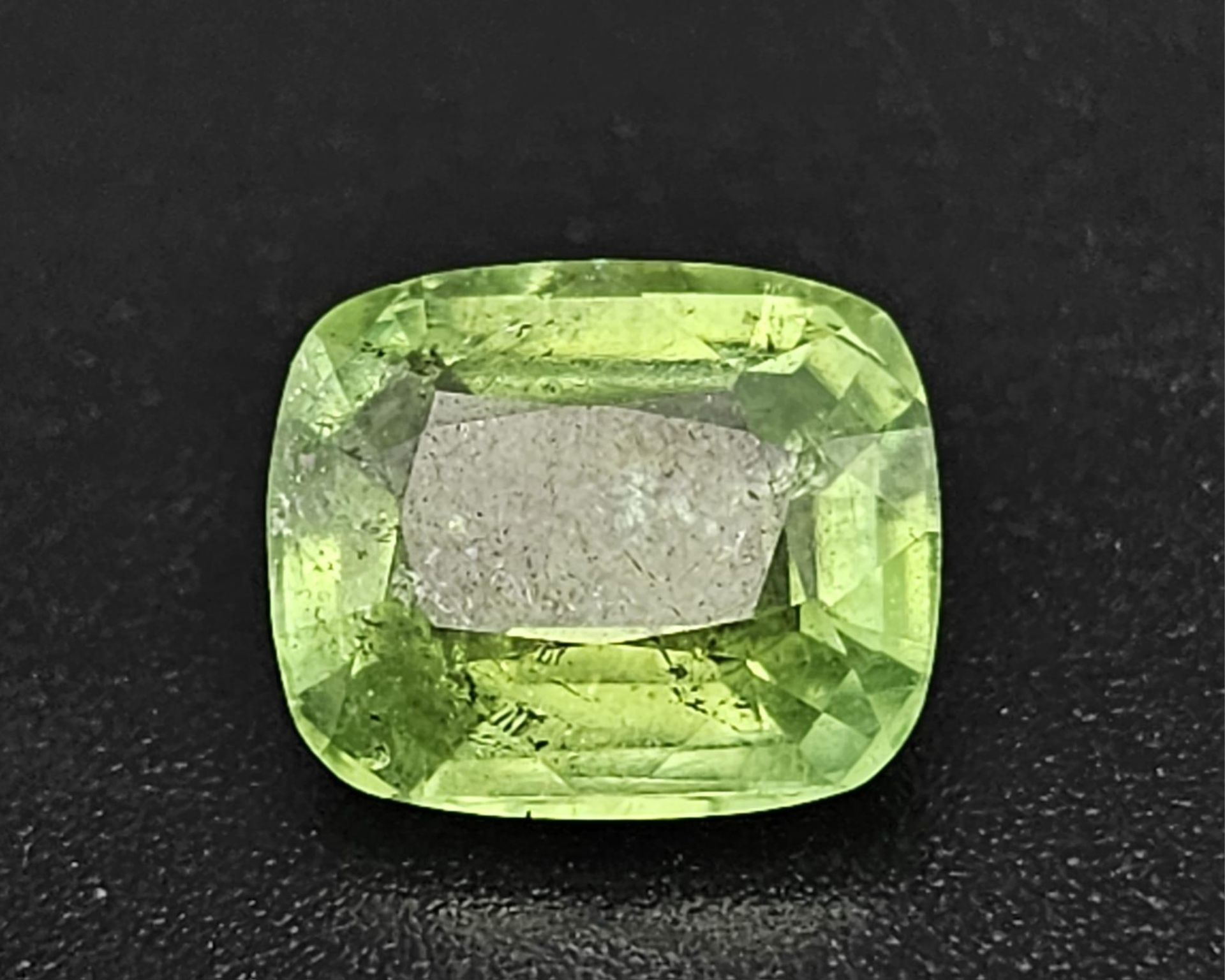 A 3.04ct Rare Green Tanzanian Tourmaline Gemstone. GFCO of Switzerland Certified.