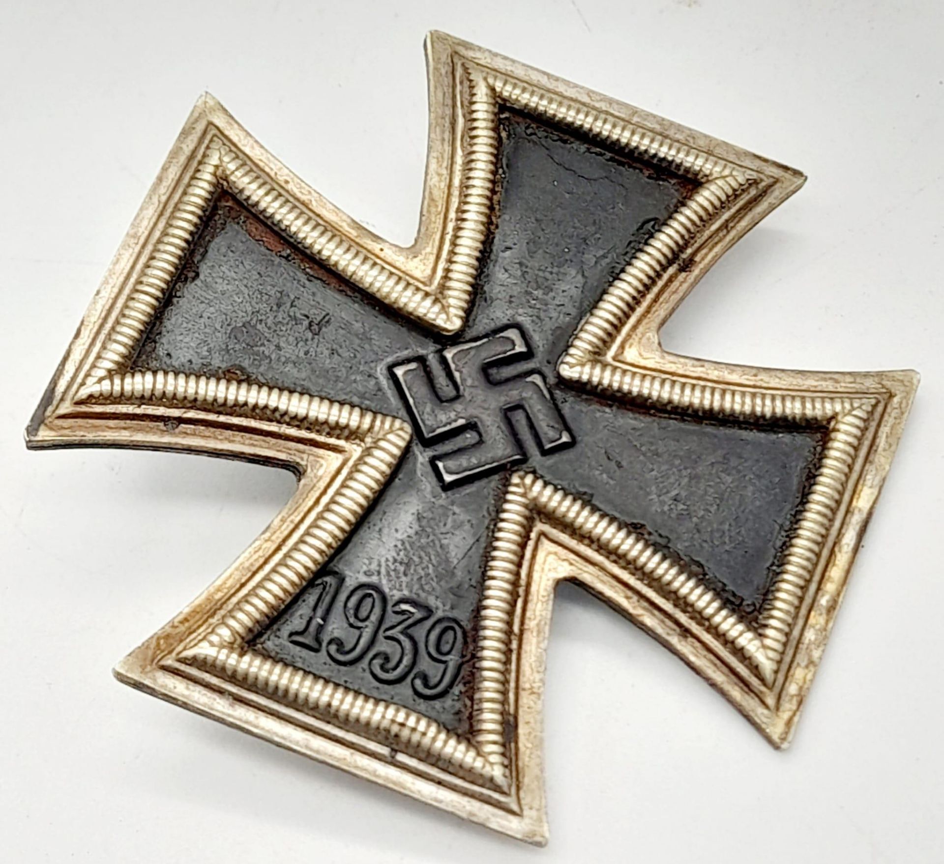 WW2 German Iron Cross 1st Class E.K.I 3 Part construction with an iron core.