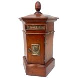 A Royal Mail Small Country House Mahogany Table Top Letter Box. Originally these would have bee in