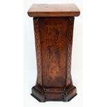 An Antique Mahogany French Bread Holder. Well constructed with inlaid decoration. Some minor wear at