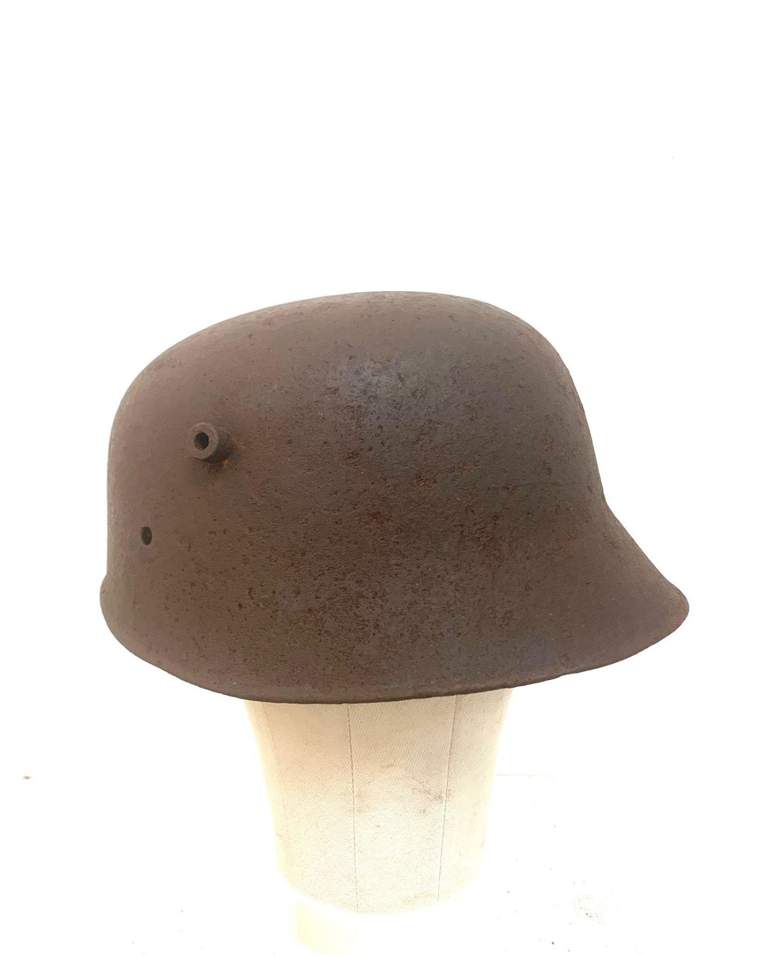 WW1 Ottoman (Turkish) Helmet. Essentially a peak less M16 Stahlhelm Helmet for the Muslim Ottoman’ - Bild 3 aus 7