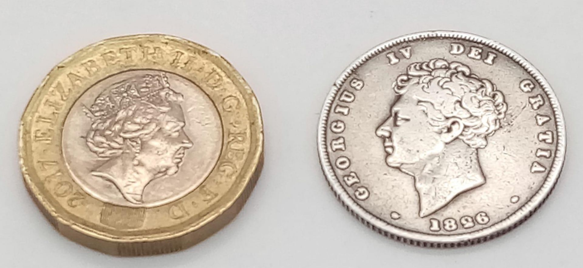 An 1816 George III British Silver Sixpence Coin. A decent grade but please see photos. - Image 9 of 10
