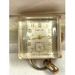 Vintage Cartier pendant watch, with box. Working condition.