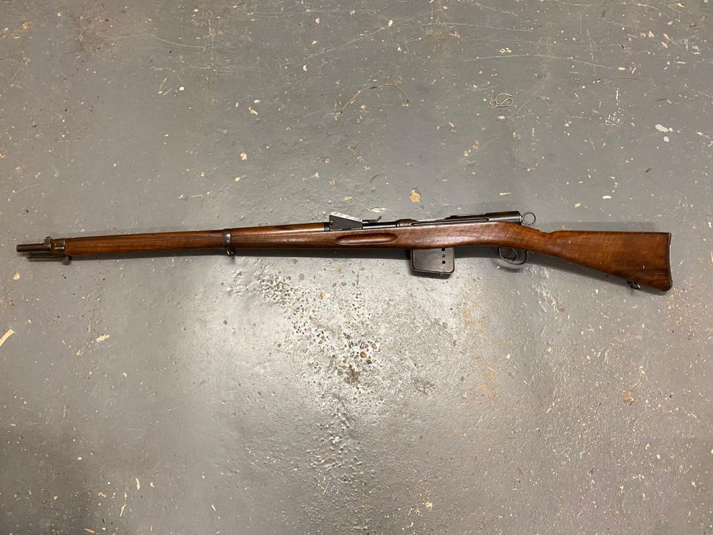 A Swiss Antique Schmidt Rubin Rifle - Obsolete Calibre. This model is in good condition with