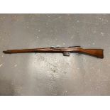 A Swiss Antique Schmidt Rubin Rifle - Obsolete Calibre. This model is in good condition with