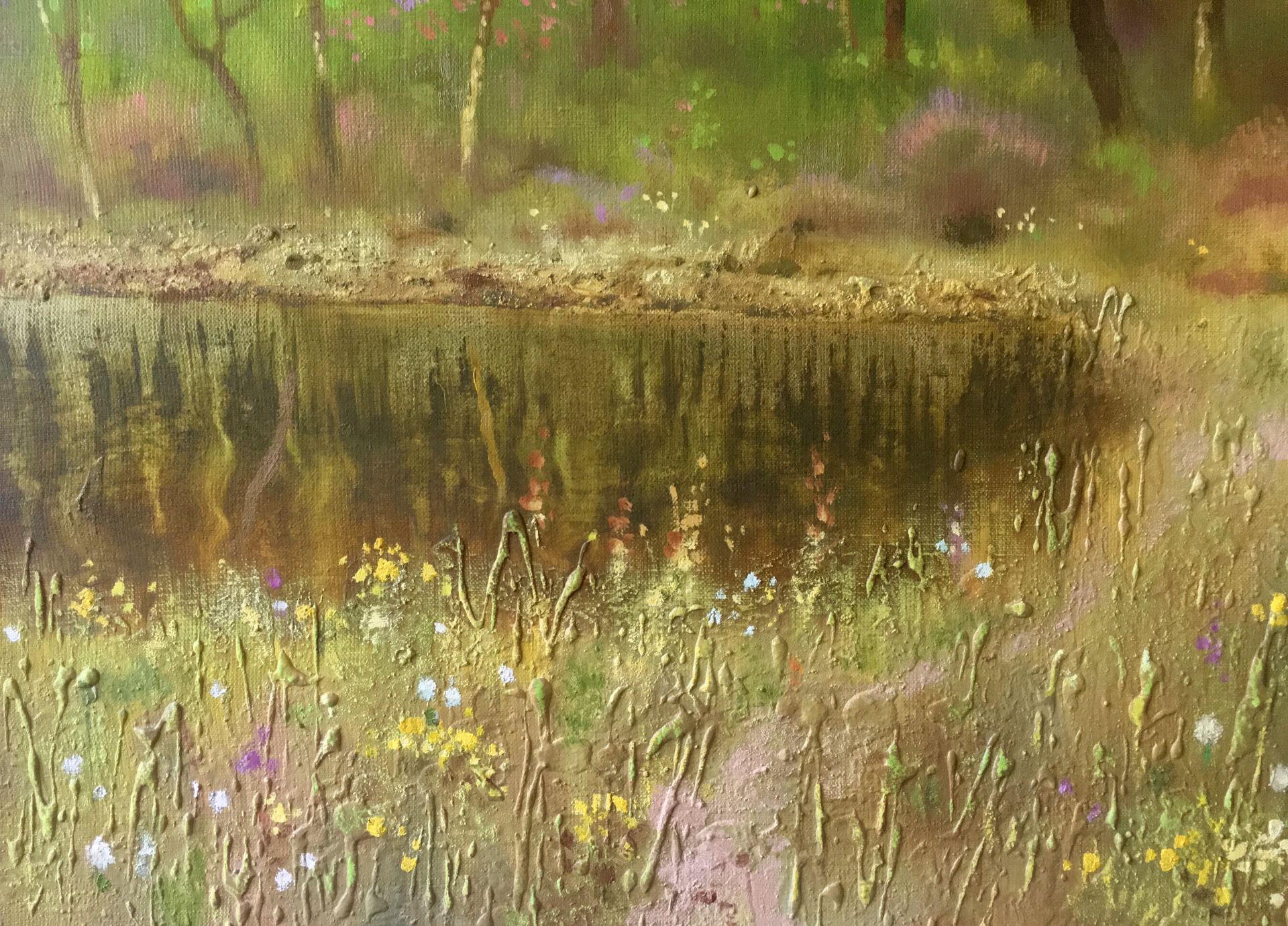 Oil painting Spring gardens Anatoly Borisovich Tarabanov. "№Tar 64 Looking at this oil painting, you - Bild 10 aus 13