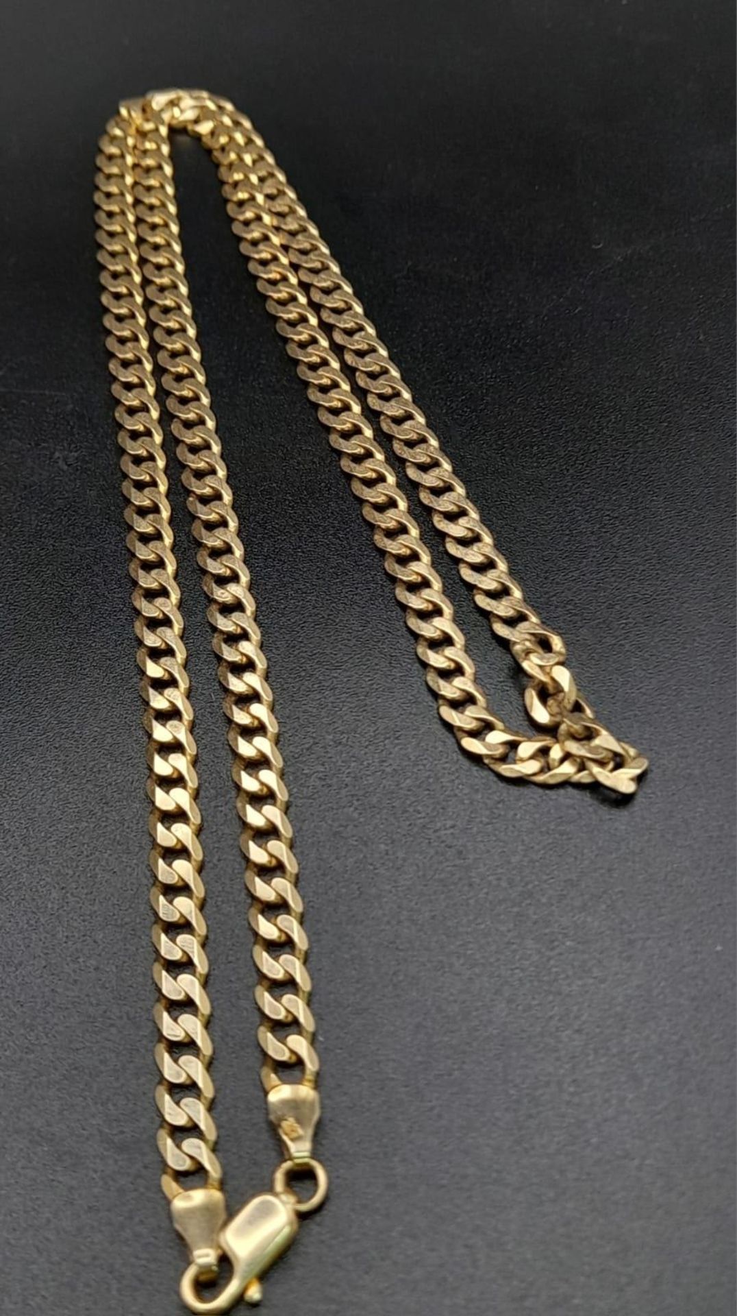 A 48cms 9K GOLD MIAMI CUBAN LINK CHAIN ..16gms - Image 2 of 4