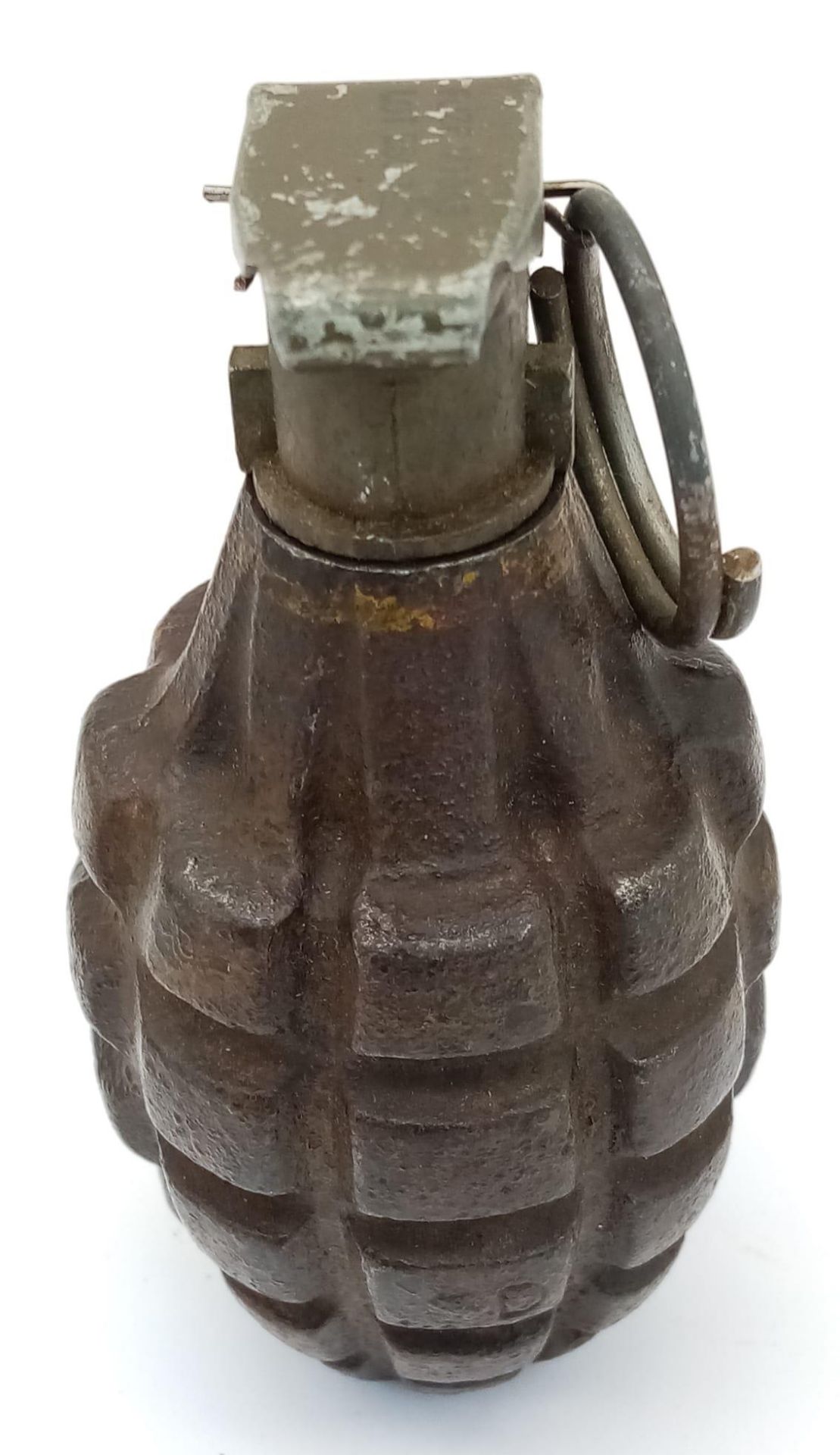 INERT WW2 US Mk II “Pineapple” Grenade. Super example of this WW2 Iconic hand grenade. 100% original - Bild 3 aus 3