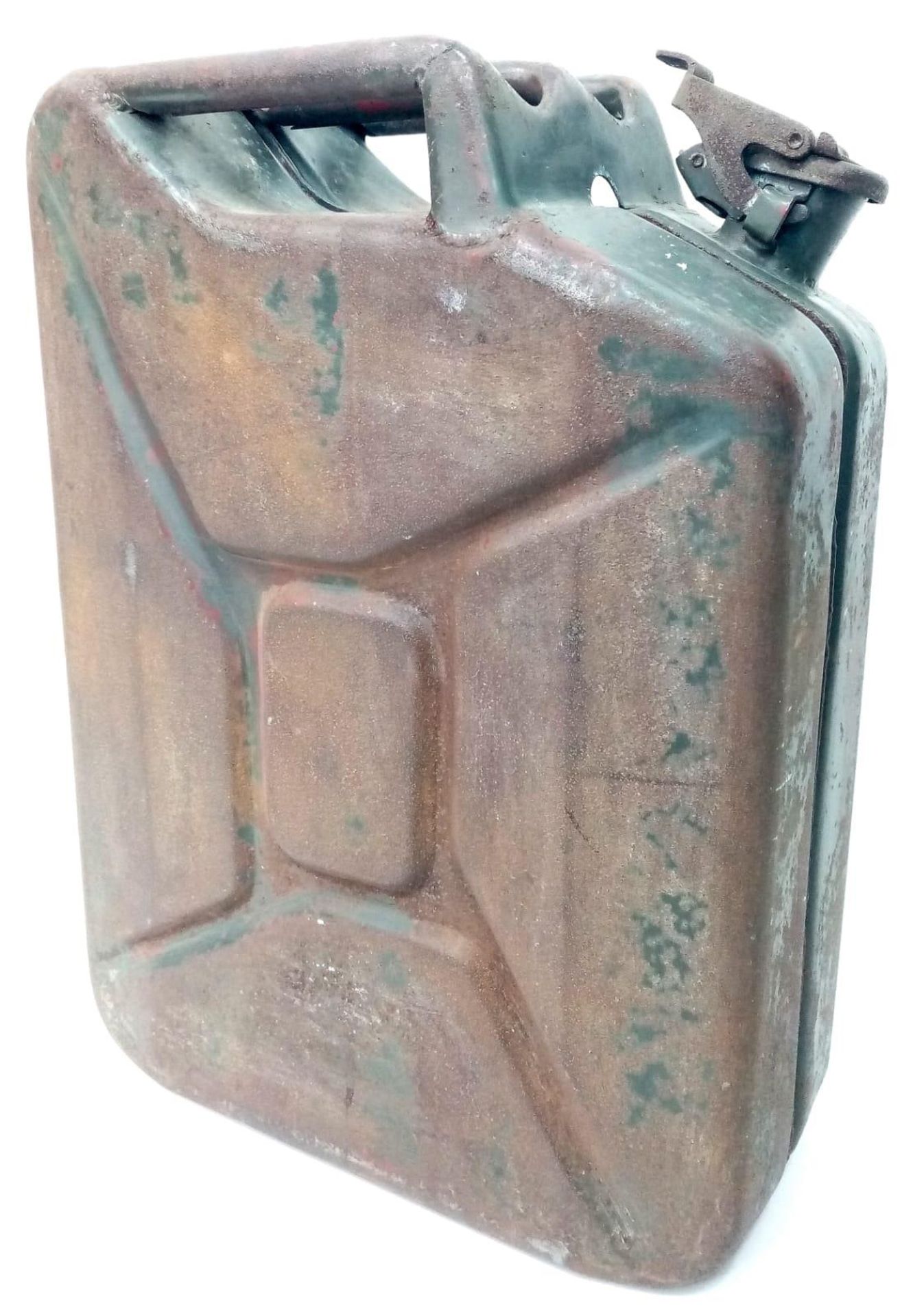 100% Genuine Waffen SS 20 Ltr. Jerry Can Made by Sandrik. This can was found in Normandy France. - Image 6 of 6