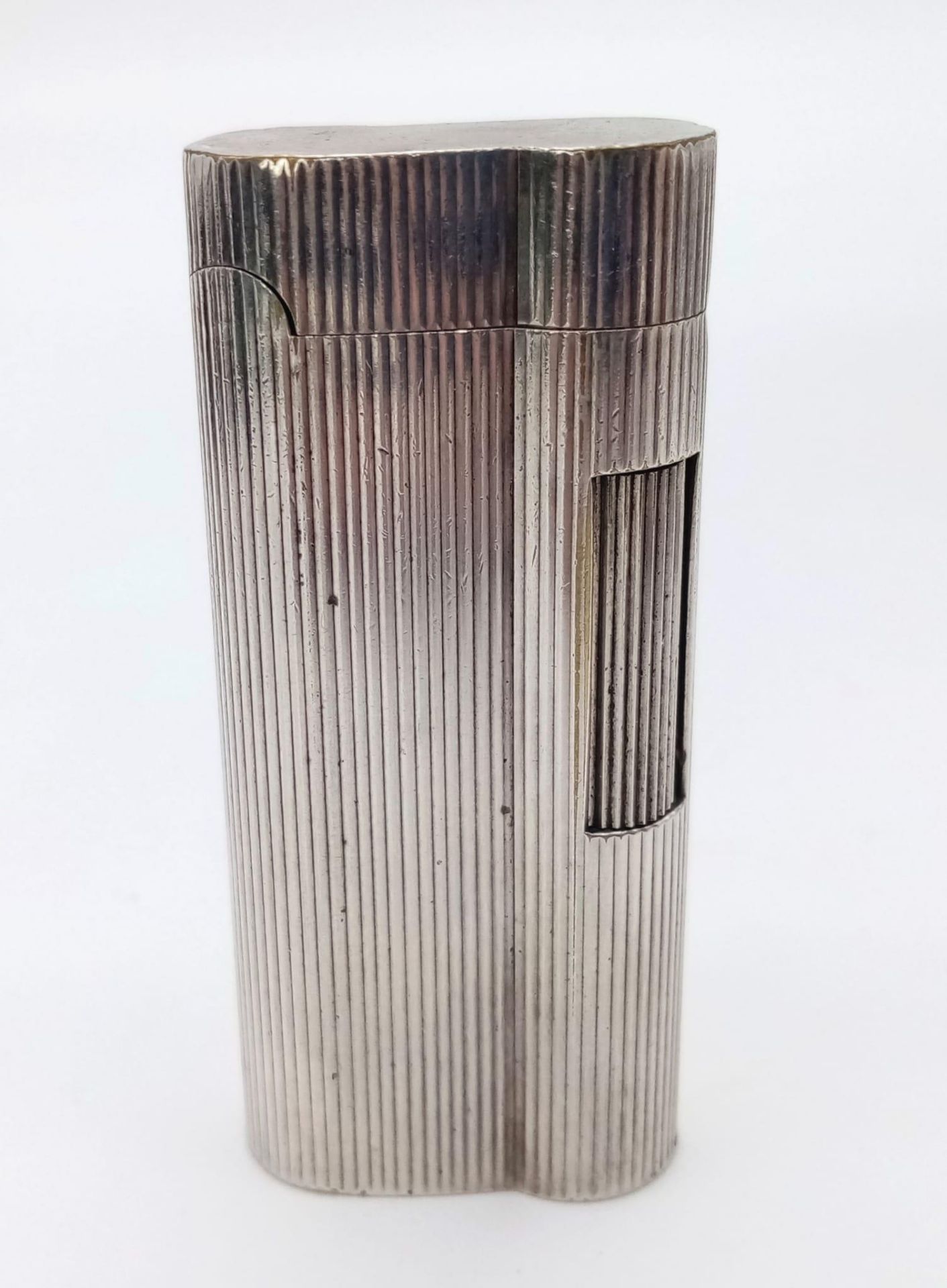 A VINTAGE SILVER PLATED DUNHILL LIGHTER. a/f. No International shipping available on this item. - Bild 2 aus 5