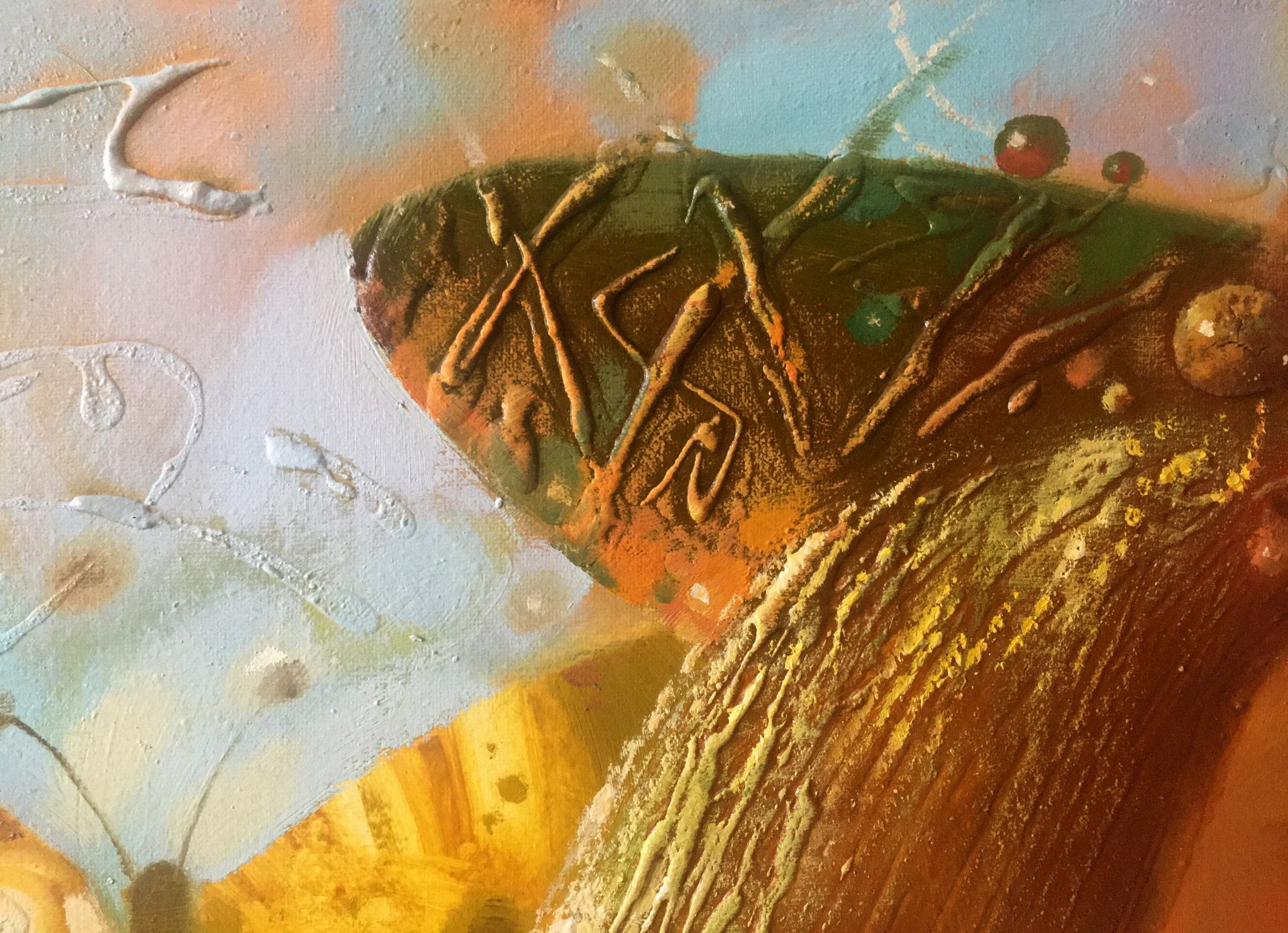 Abstract oil painting Butterfly Anatoly Borisovich Tarabanov. "№Tar 21 This eye-catching oil - Bild 5 aus 13