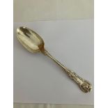 Antique Early Victorian SILVER TABLESPOON having clear hallmark for London 1852. Large Quality piece