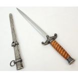 3rd Reich Army Officers Dress Dagger. Maker: Tiger.