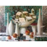 Oil painting Winter still life Anatoly Borisovich Tarabanov. "№Tar 24 This eye-catching oil