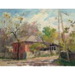 Oil painting The house next door Serdyuk Boris Petrovich. "№SERB 145 * TITLE: ""The house next