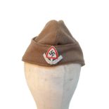 3rd Reich R.A.D Officers Side Cap. Amazing condition. Was found in a suitcase in an Austrian attic.